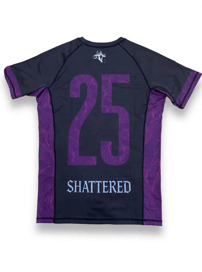 Iris // 25 - Purple Short Sleeve Rash Guard
