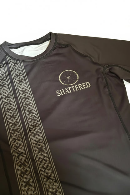 Jabal 1.0–Black Short Sleeve Rash Guard