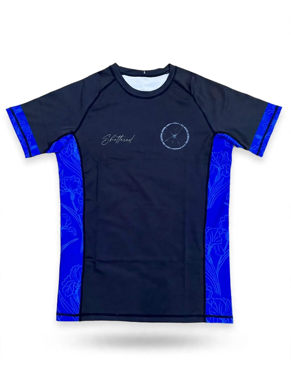 Iris // 25 - Blue Short Sleeve Rash Guard