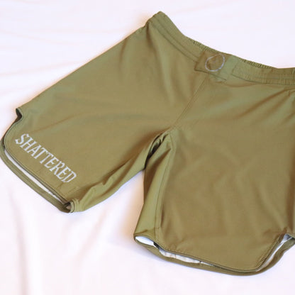 Roots 1.0 Olive Green Shorts Rash Guard