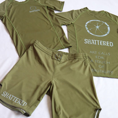 Roots 1.0 Olive Green Rash Guard Set